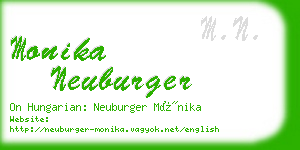monika neuburger business card